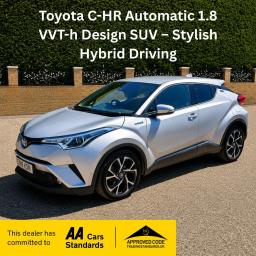 Toyota C-HR Automatic 1.8 VVT-h Design SUV – Stylish Hybrid Driving