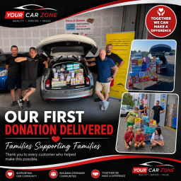 Our First Drive & Donate Donation Has Been Delivered And We Are Just Getting Started